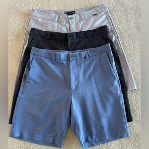 Men's Golf Shorts Bundle.  Travis Mathew, Nike Golf, Callaway.  Size 36